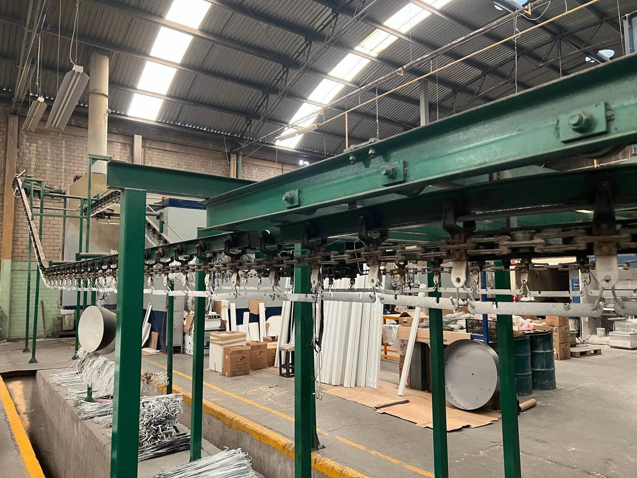 Fabricación de transportadores aereos tubulares